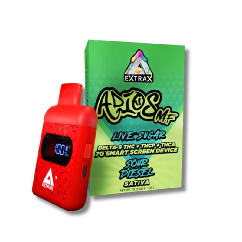 delta extrax adios mf thca live sugar disposable | sour diesel – 7g delta extrax adios mf thca live sugar disposable | sour diesel – 7g