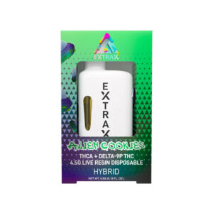 delta extrax thca + delta 9p disposable | alien cookies – 4.5g